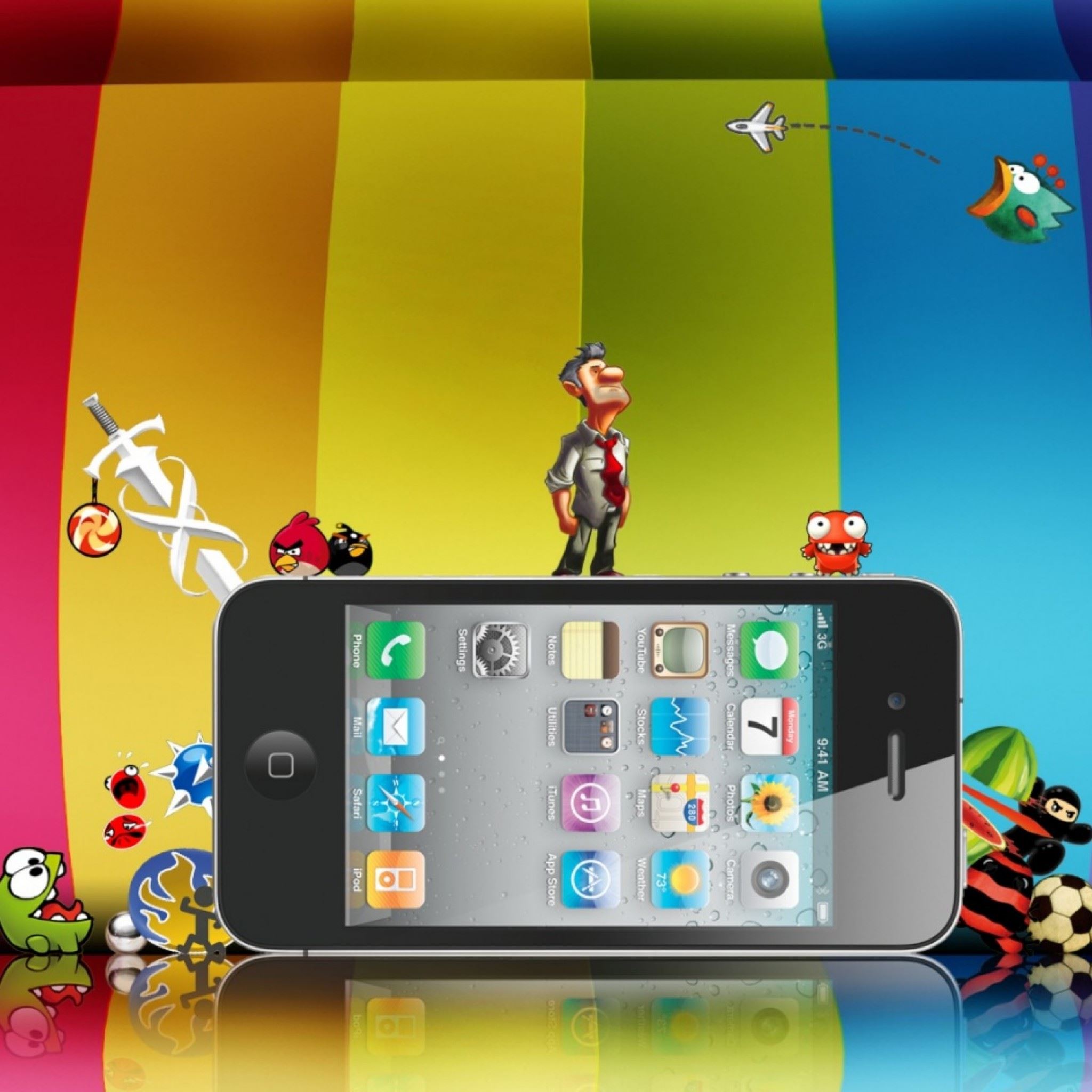 Iphone Fun iPad Air wallpaper 