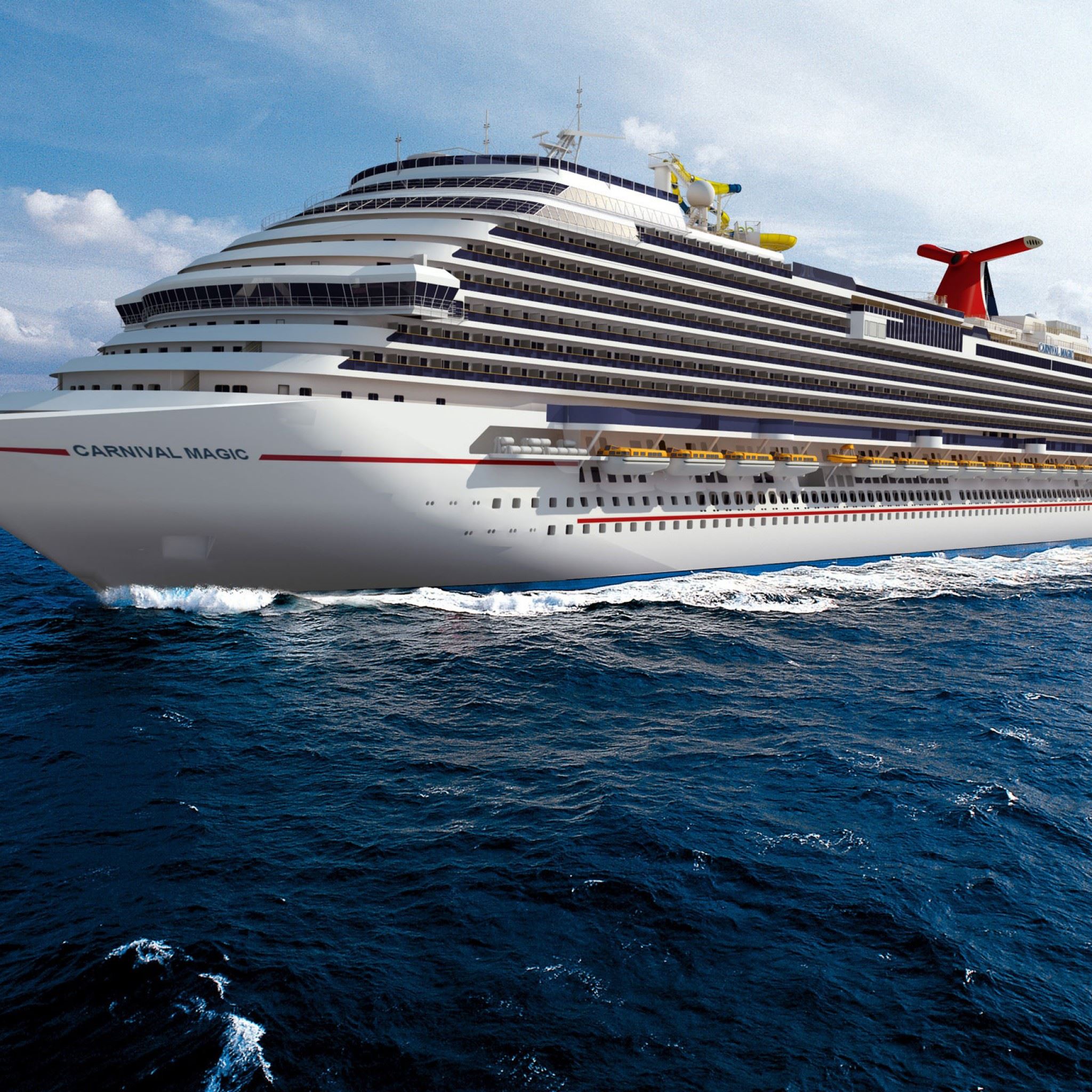 Cruise Ship Carnival Magic iPad Air wallpaper 