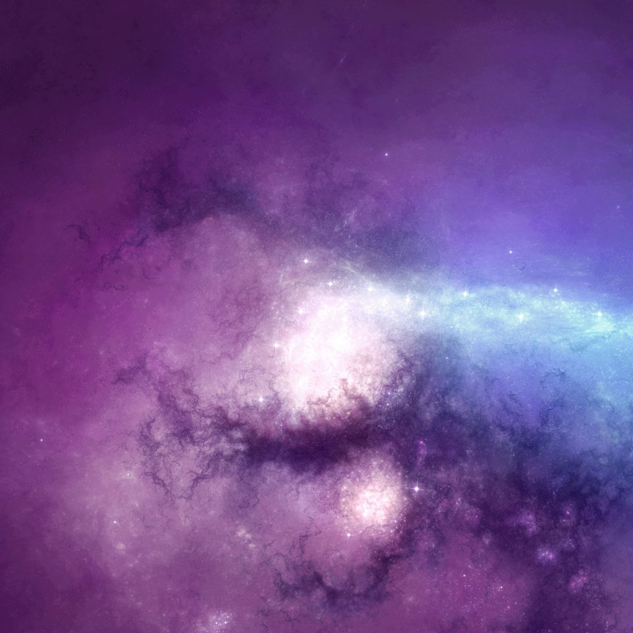 Purple Nebula 2 iPad Air wallpaper 