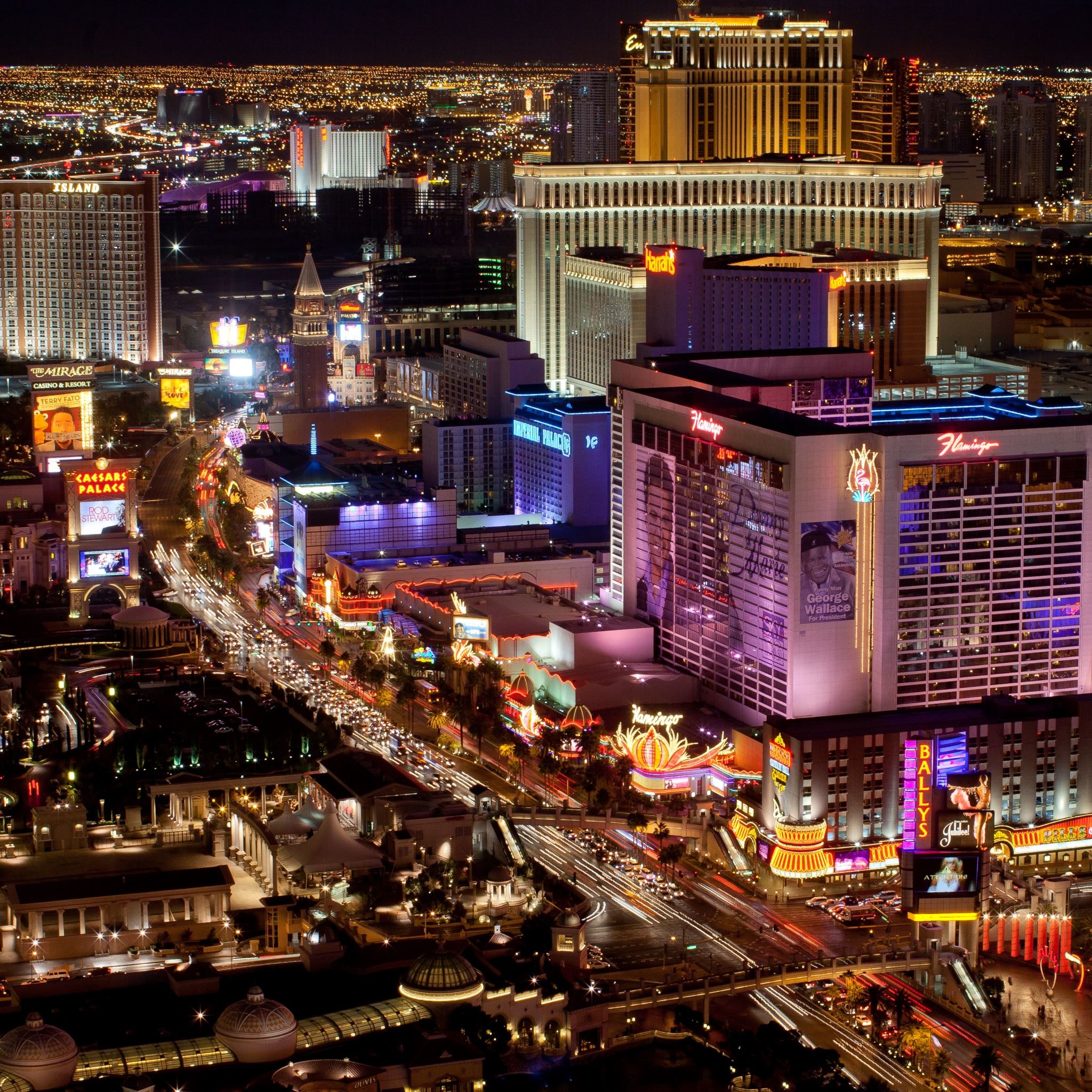 Las Vegas Strip iPad Air wallpaper 