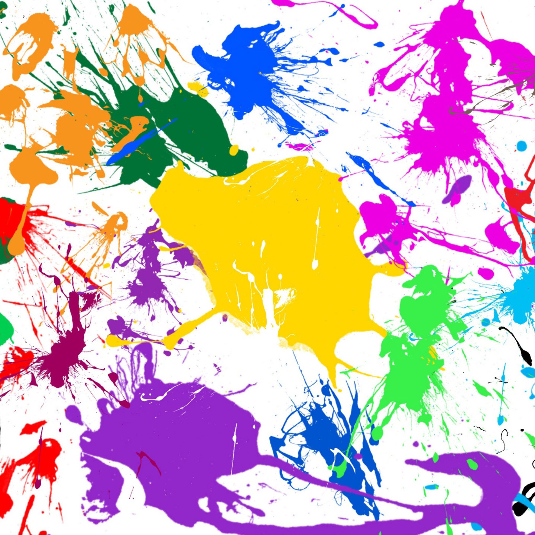 Paint Splatter Colorful iPad Air wallpaper 