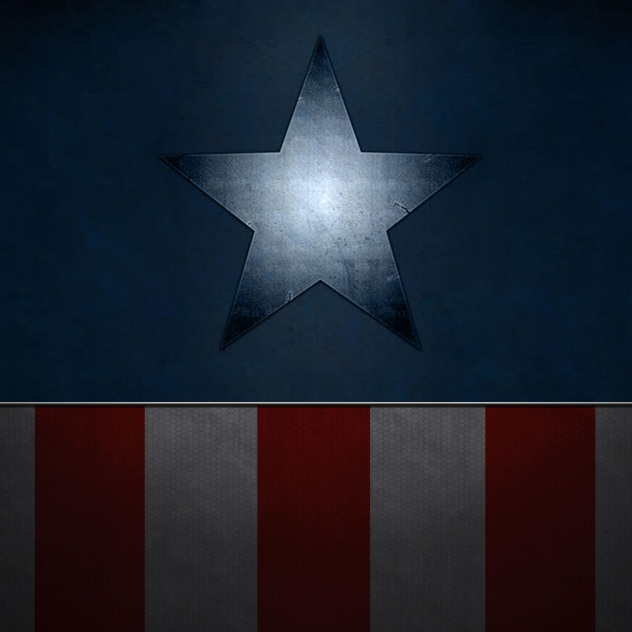 Captain America Abstract Texture iPad Air wallpaper 
