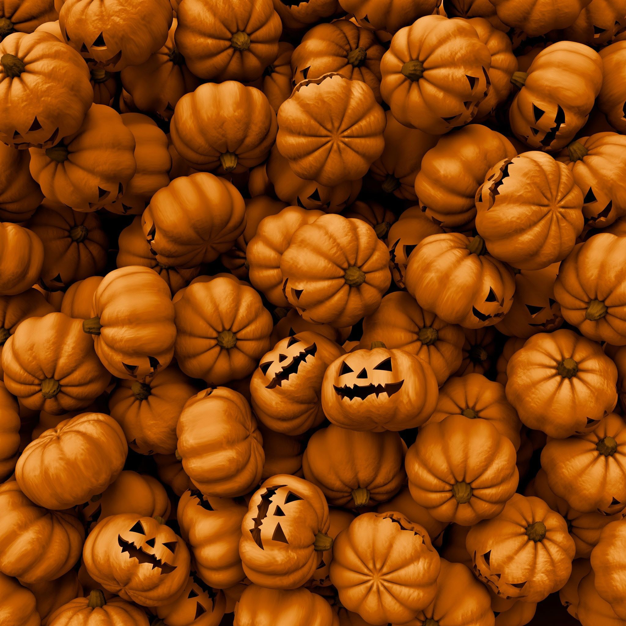 Halloween Pumpkins iPad Air wallpaper 