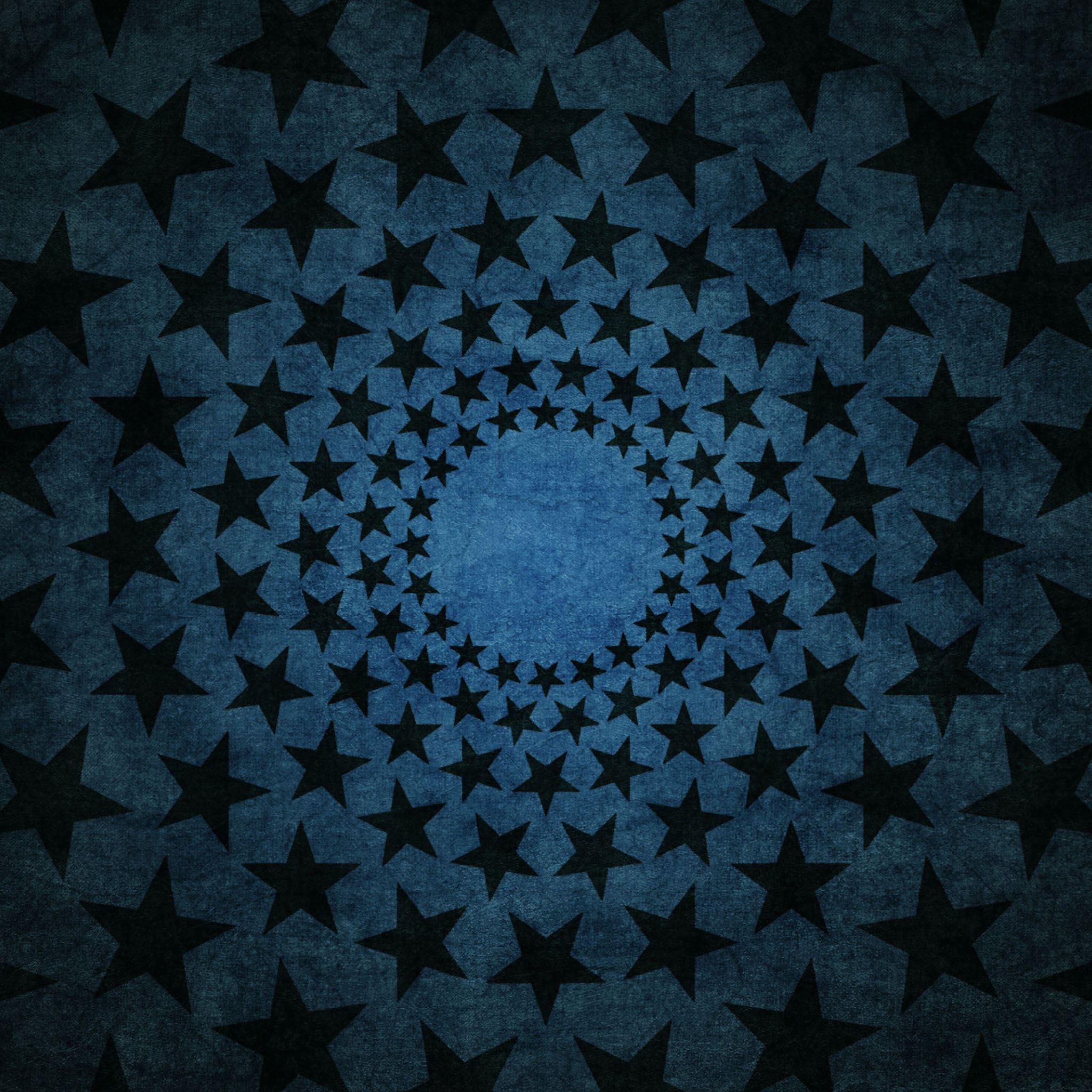 Round Star Pattern Art iPad Air wallpaper 