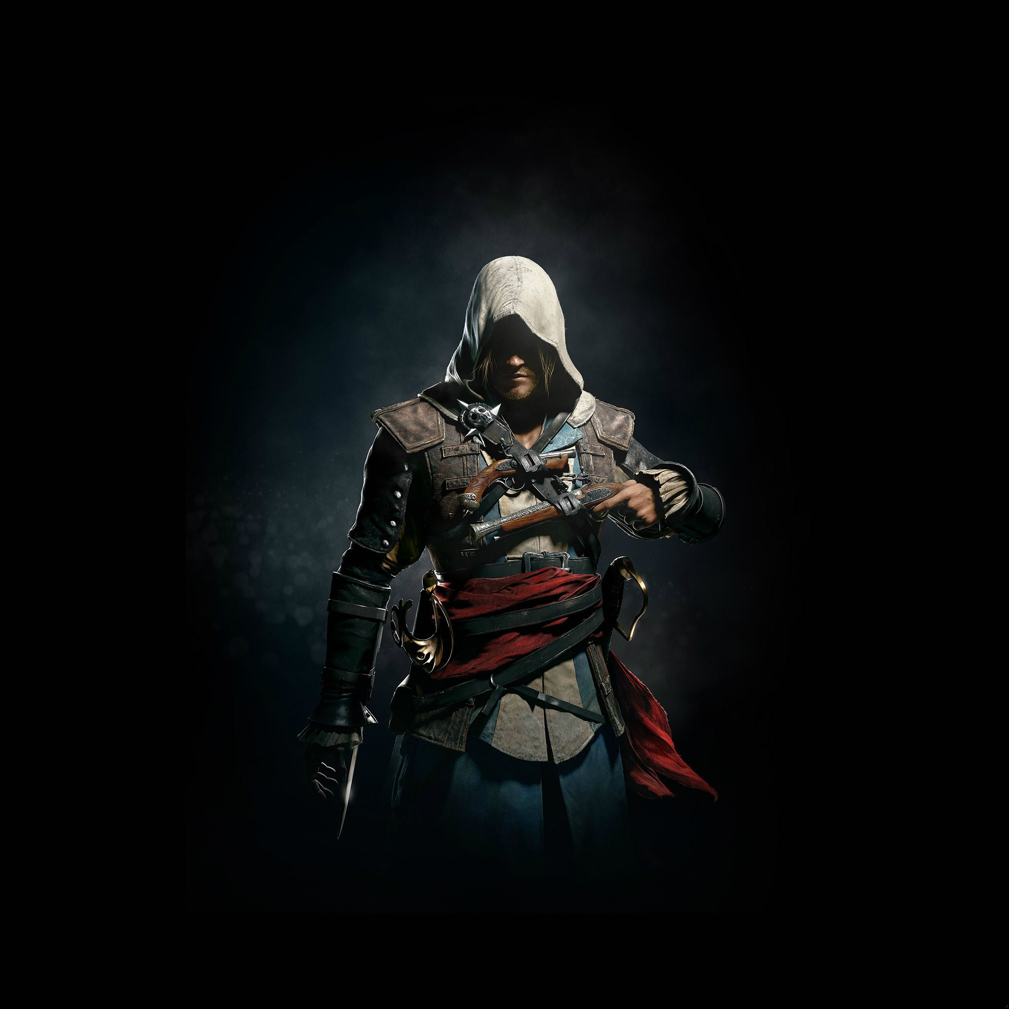 Assassins Creed 4 Dark Game Art Illust iPad Air wallpaper 
