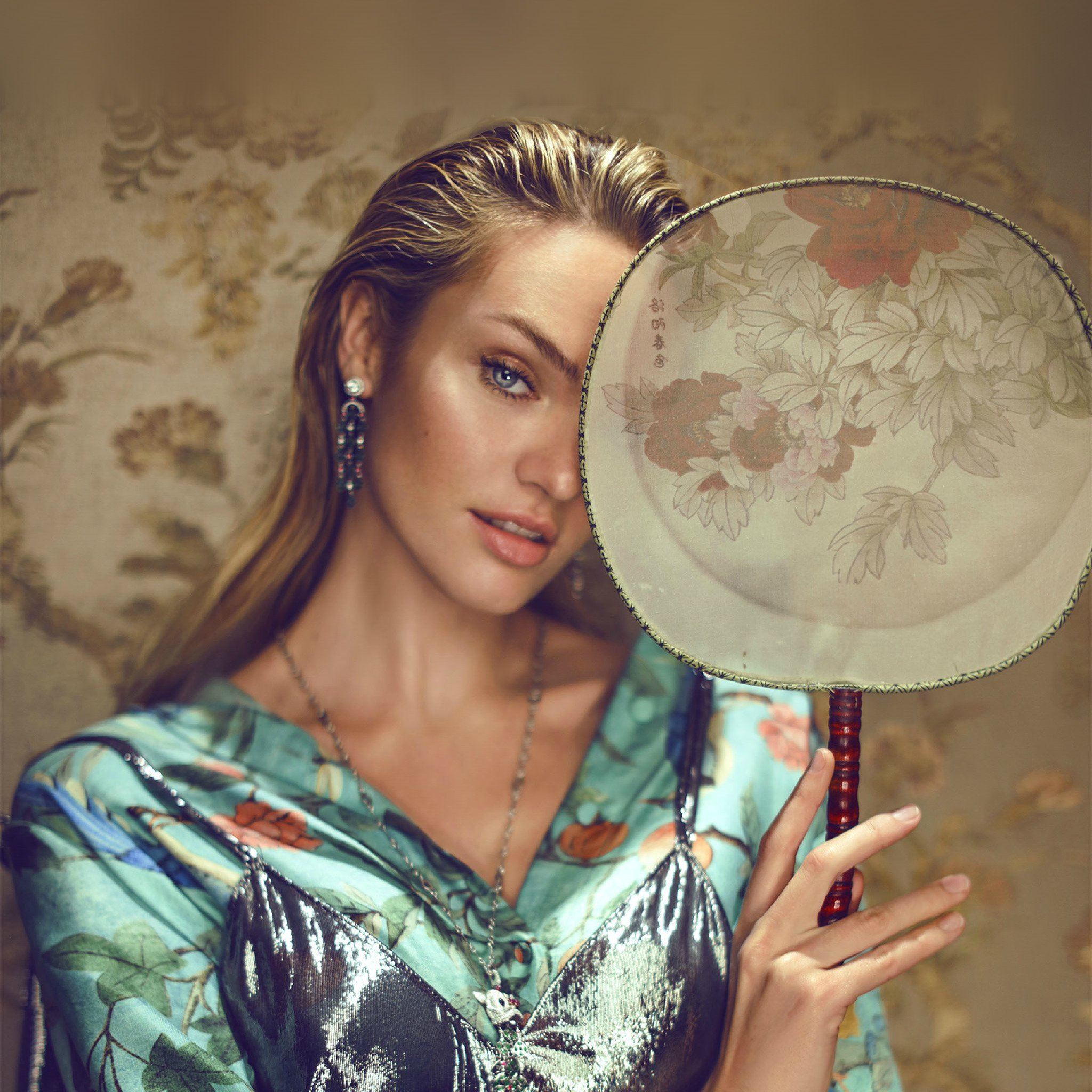Candice Swanepoel Photoshoot Victoria Secret Girl iPad Air wallpaper 