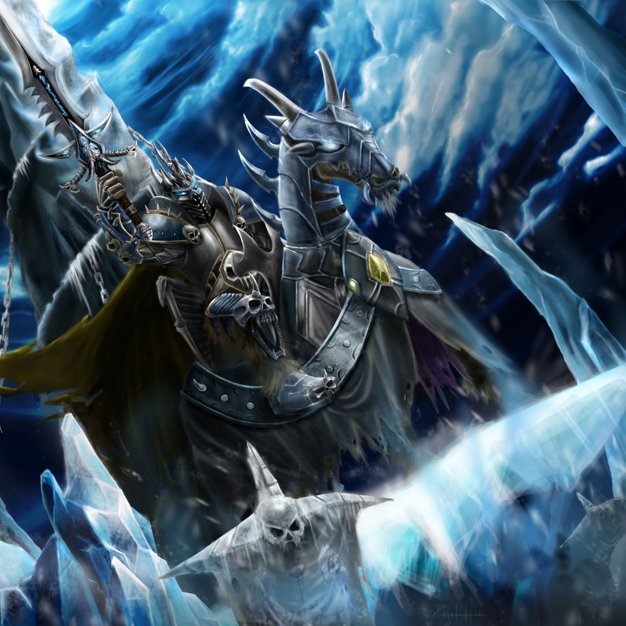 Games Artwork Warcraft iPad Air wallpaper 