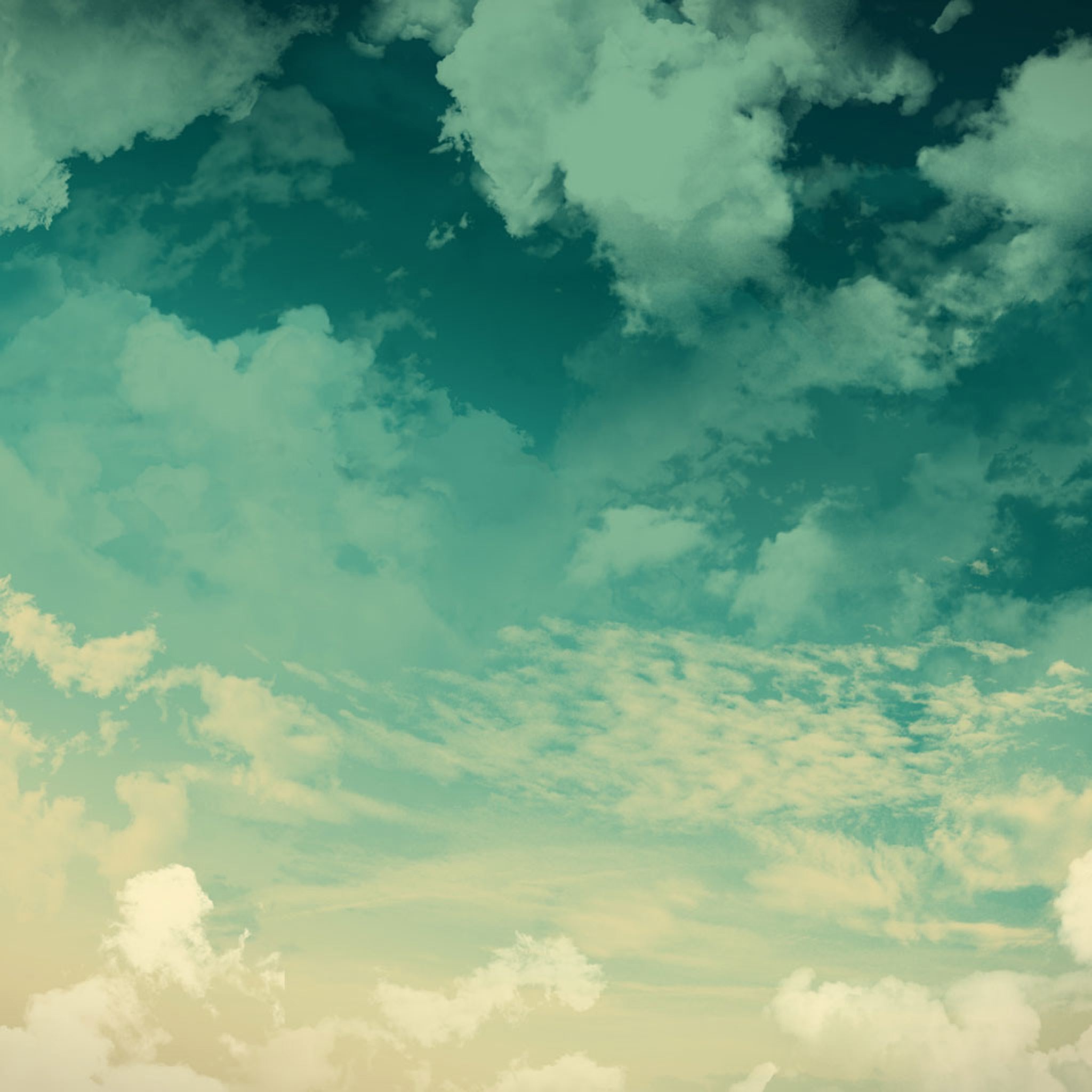 Nature Sky Clouds Sunny Landscape iPad Air wallpaper 