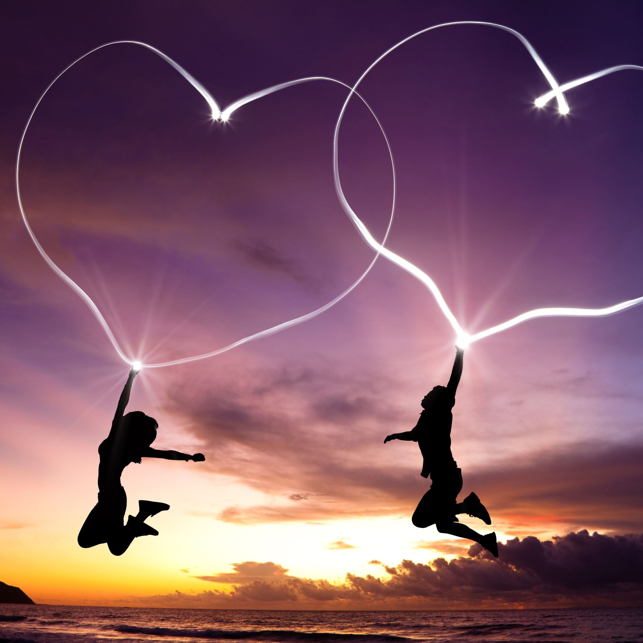 Love Hearts iPad Air wallpaper 