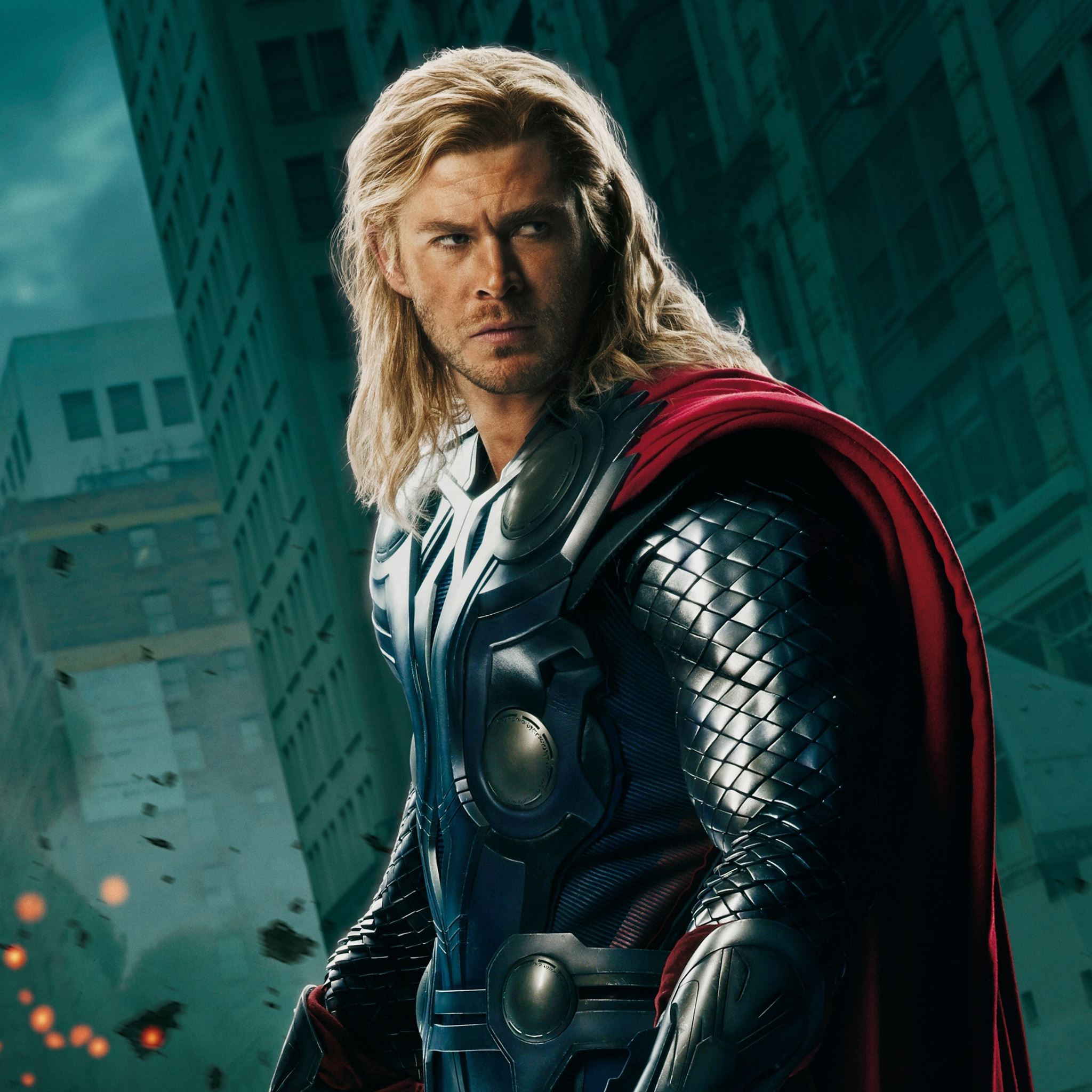 Thor and Captain America iPad Air wallpaper 