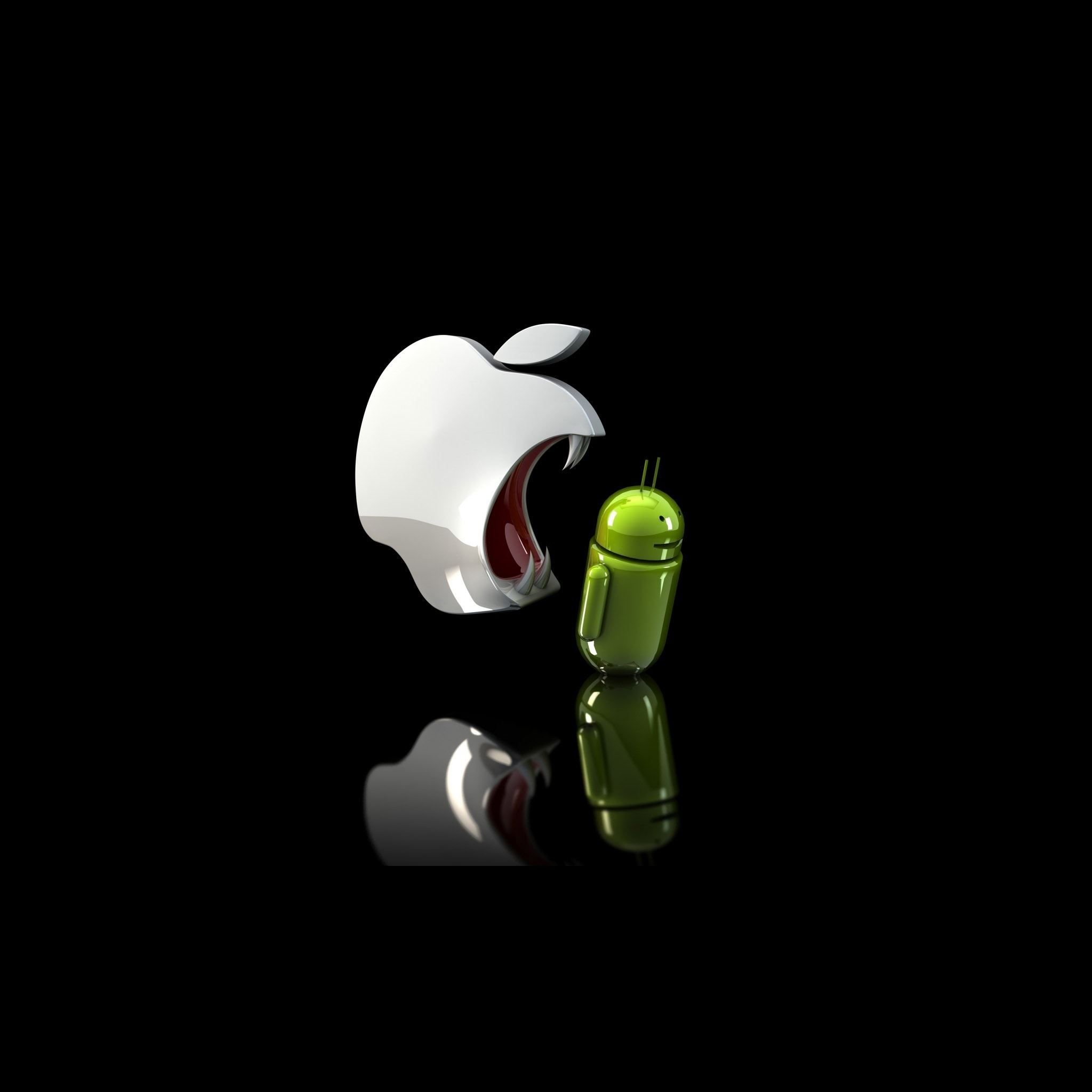 Apple Ready To Eat Android iPad Air wallpaper 