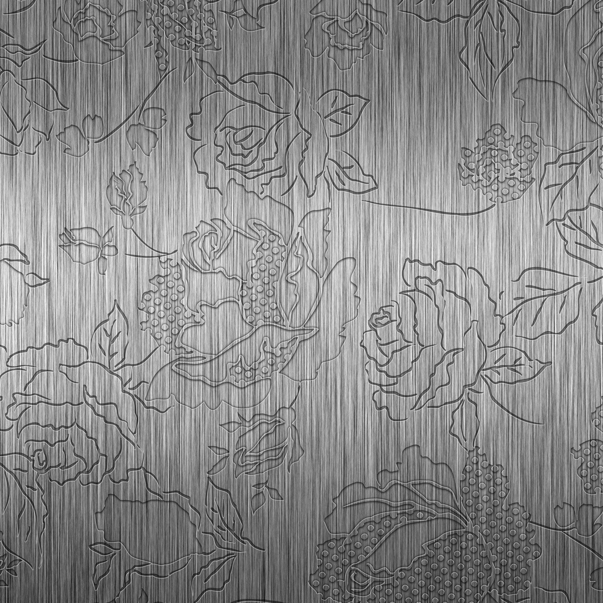 Embossed Rose Pattern iPad Air wallpaper 
