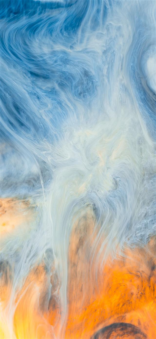 Acrylic paint abstract photo 2 iPhone 12 wallpaper 