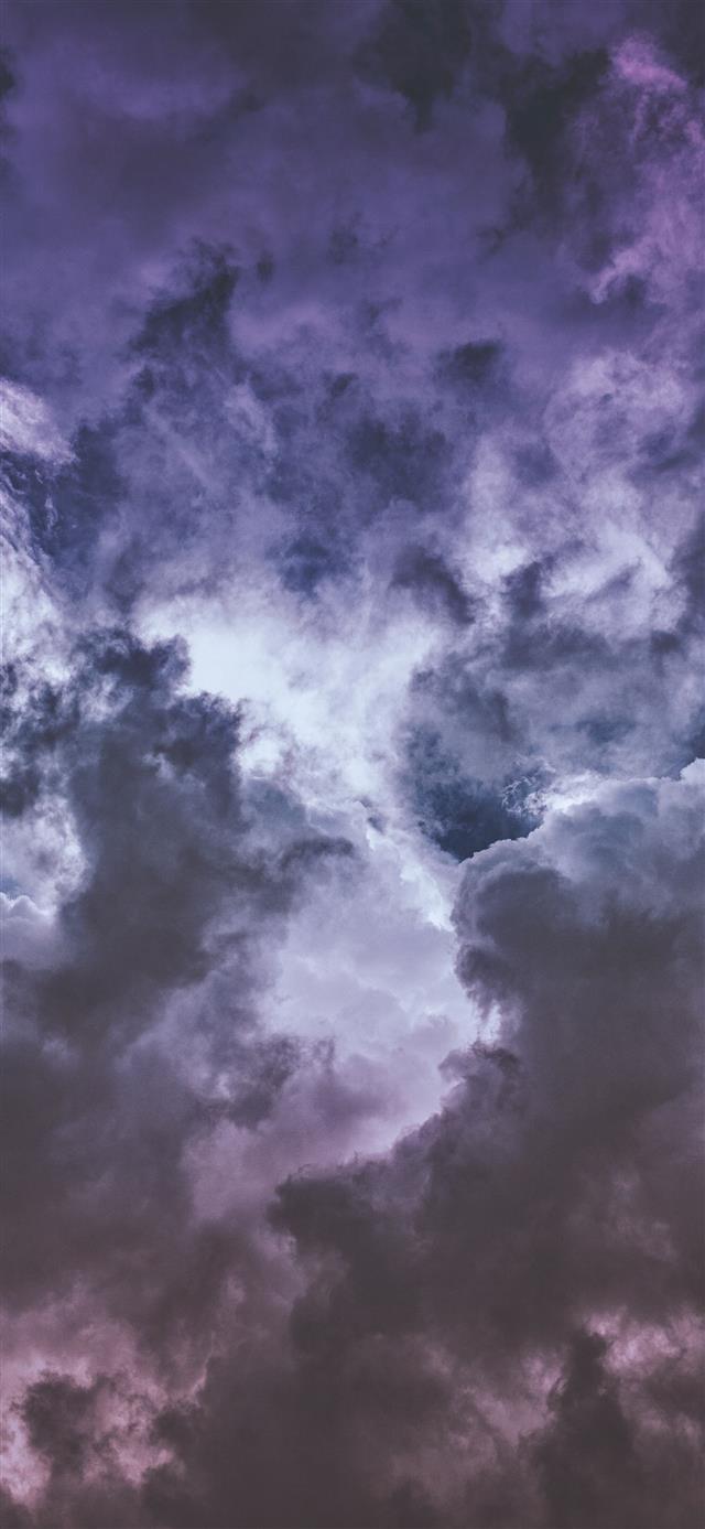 Wisteria clouds     iPhone 12 wallpaper 