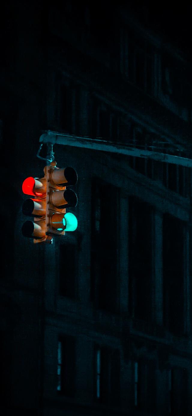 NYC traffic lights      davi... iPhone 12 wallpaper 