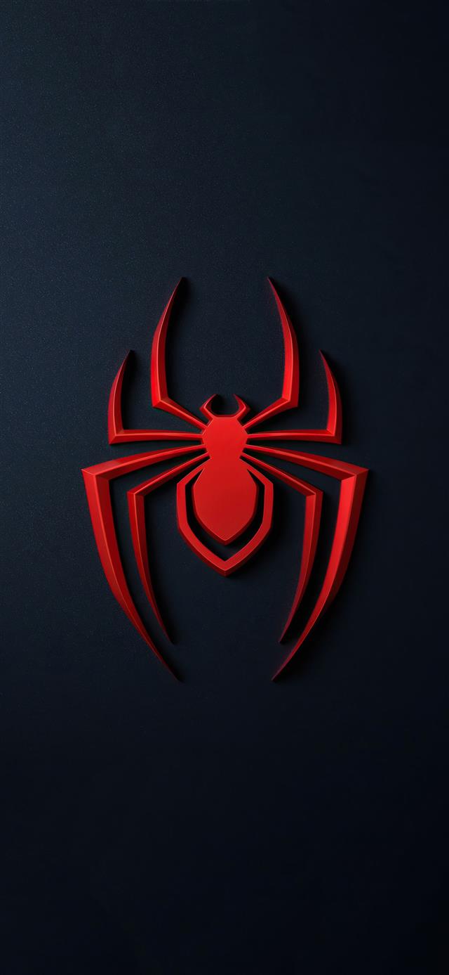 spider man miles morales logo 4k iPhone 12 wallpaper 