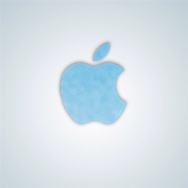 Fuzzy Apple Logo iPad wallpaper 