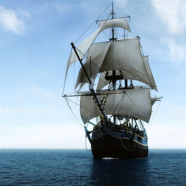 Pirates Ship iPad wallpaper 