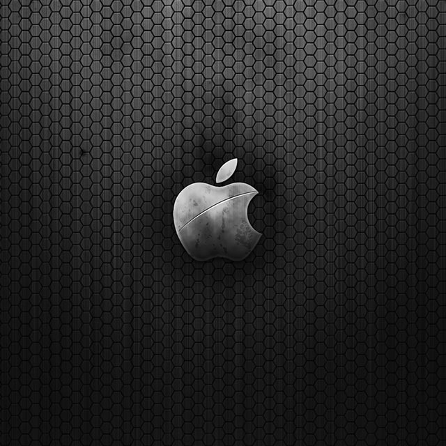 Steel Apple iPad wallpaper 