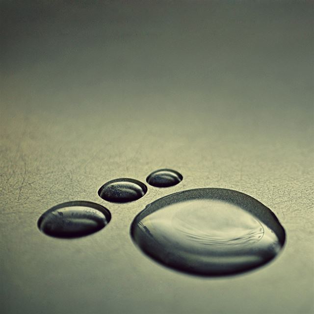 Close Up Water Drop iPad wallpaper 