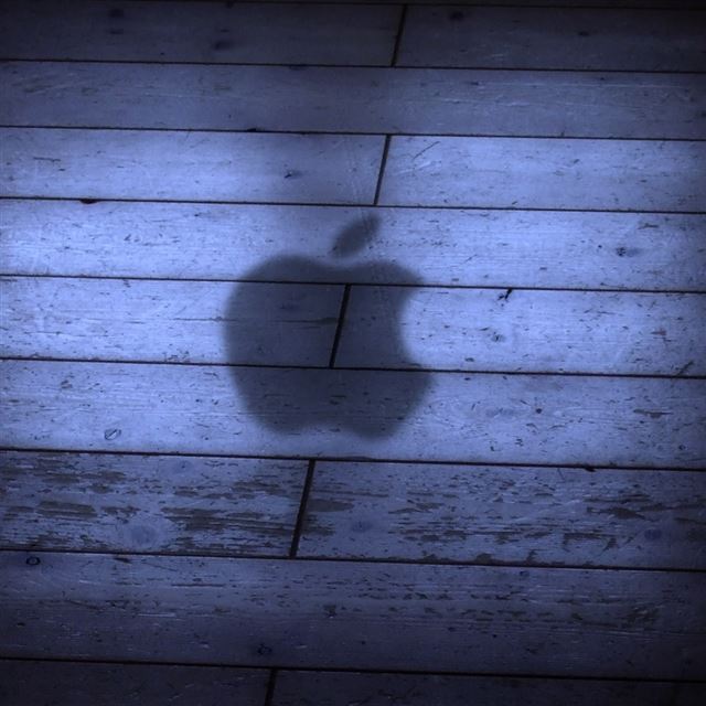 Apple Logo Shadow iPad wallpaper 