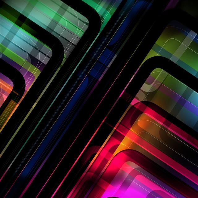 3D Graphics Colorful Scheme iPad wallpaper 