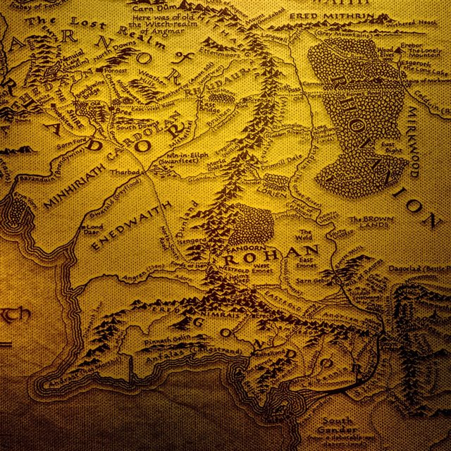 The Realm Of Middle Earth iPad wallpaper 