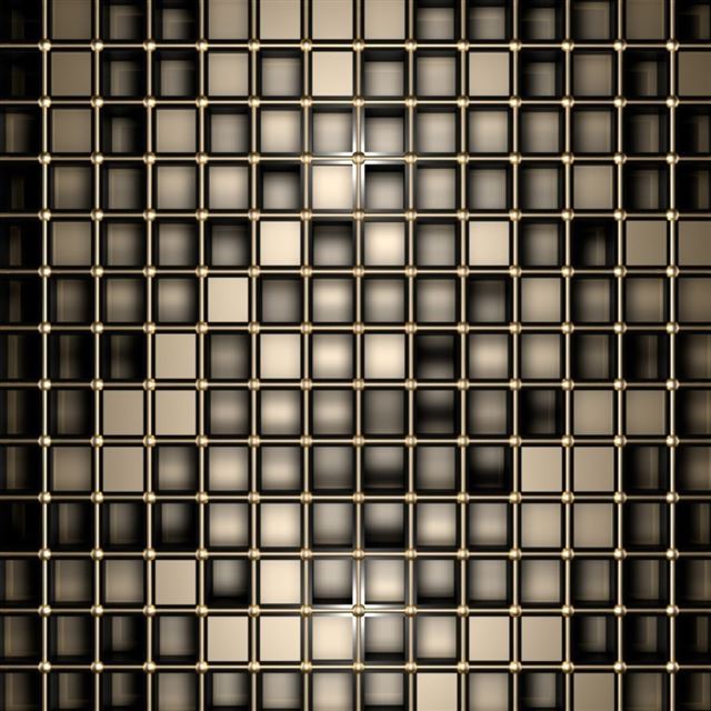 Bronze Squares iPad wallpaper 