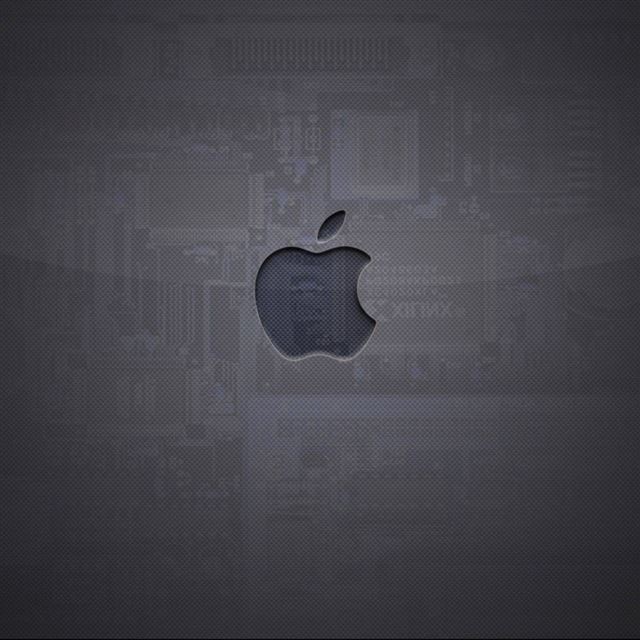 Apple Gray Tones Transparency iPad wallpaper 