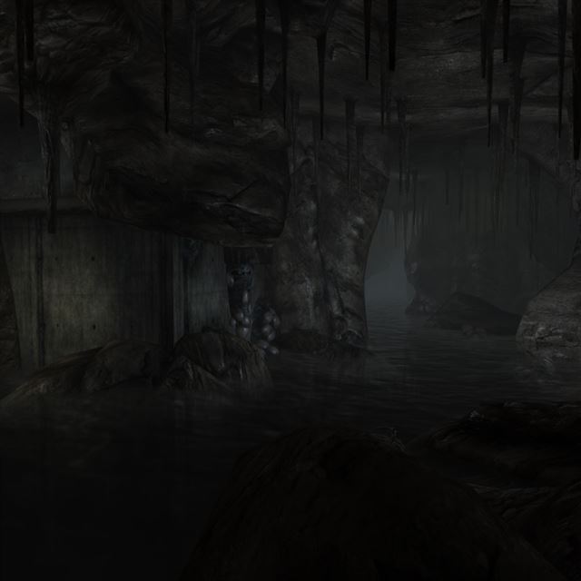 Dark Underground Rivers iPad wallpaper 