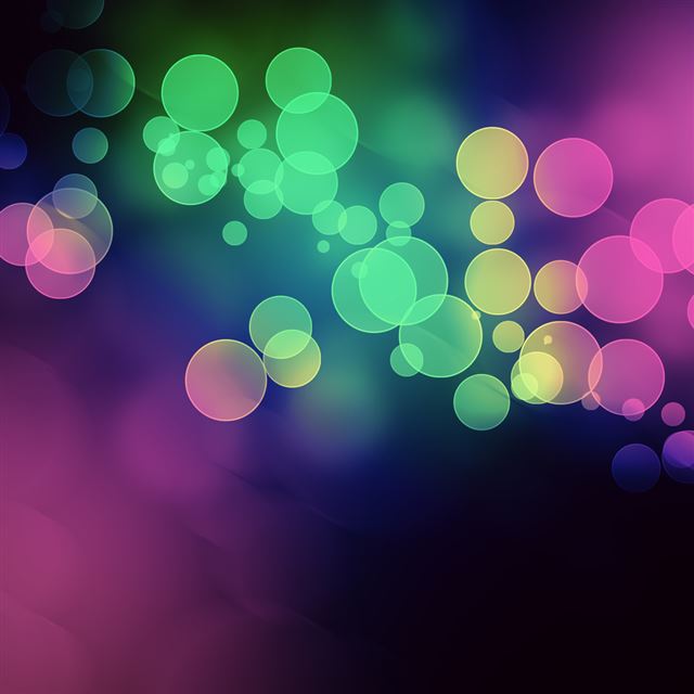 Bokeh light multicolor iPad wallpaper 