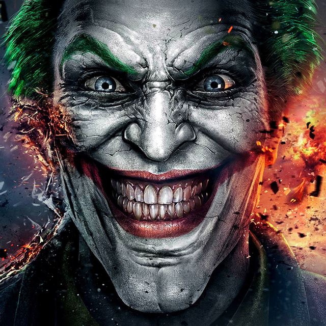 Joker face iPad wallpaper 