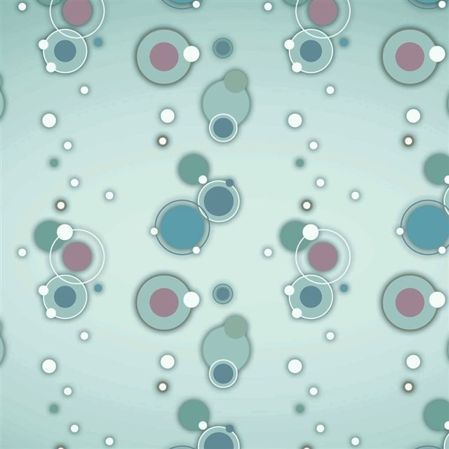 Blue Circles And Bubbles iPad wallpaper 