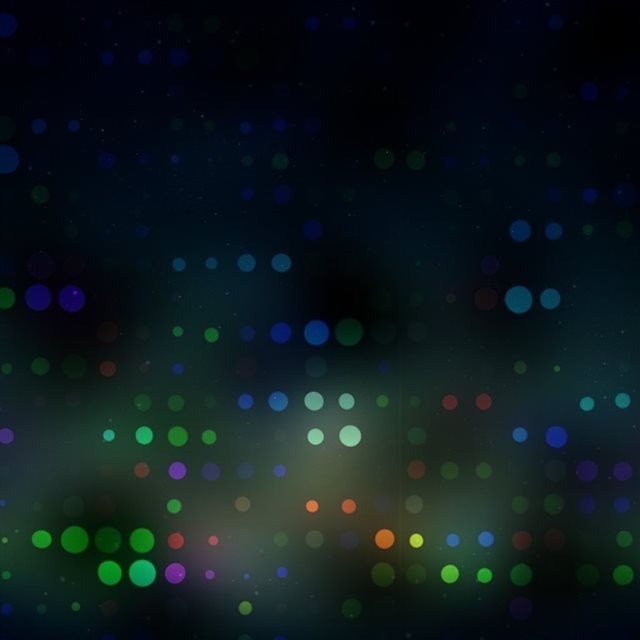 Blurred Dots iPad wallpaper 