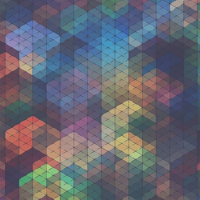 Colorful Diamond Pattern Abstract iPad wallpaper 