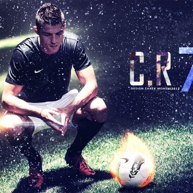 Cristiano Ronaldo Footballer iPad wallpaper 