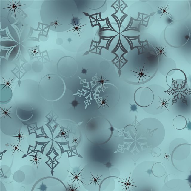 Snowflakes Digital Art iPad wallpaper 