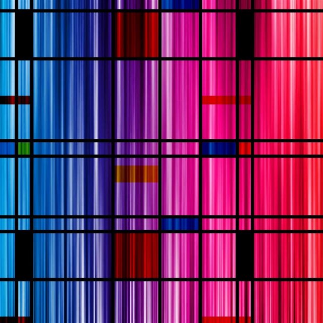 Rainbow Grid Abstract iPad wallpaper 