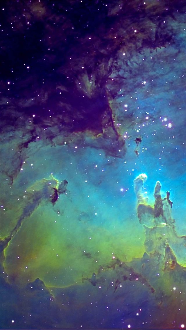 Fantasy Nebula Space iPhone 8 wallpaper 