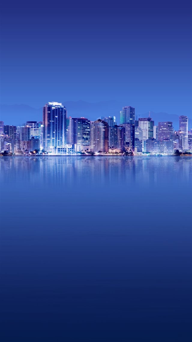 Fantasy City iPhone 8 wallpaper 