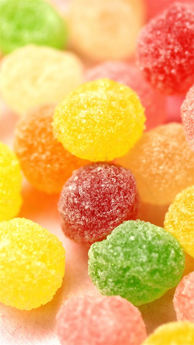 Colorful Candy Granule iPhone 8 wallpaper 