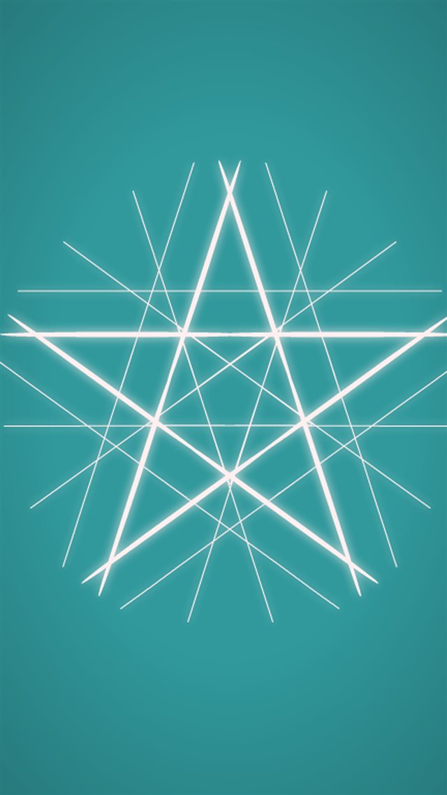 Cyan Clear Star Background iPhone 8 wallpaper 