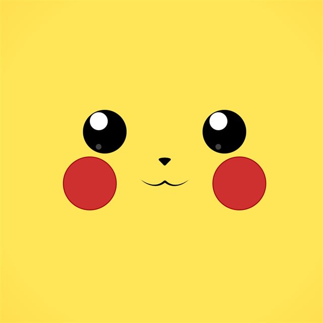 Anime Cute Pikachu iPad wallpaper 