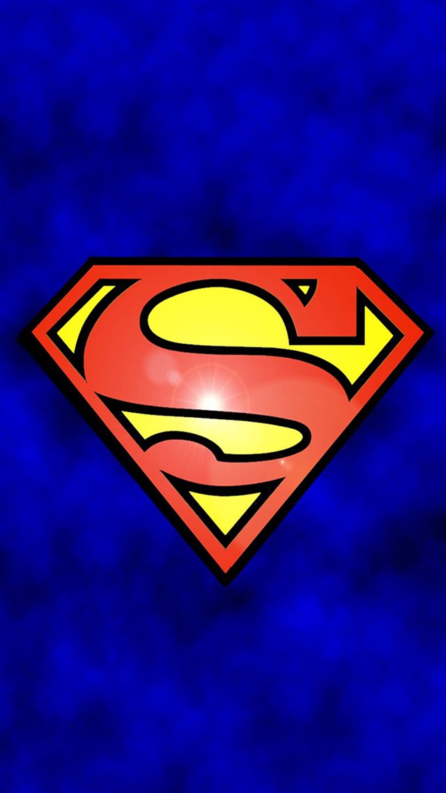 Abstract Funny Superman Logo iPhone 8 wallpaper 