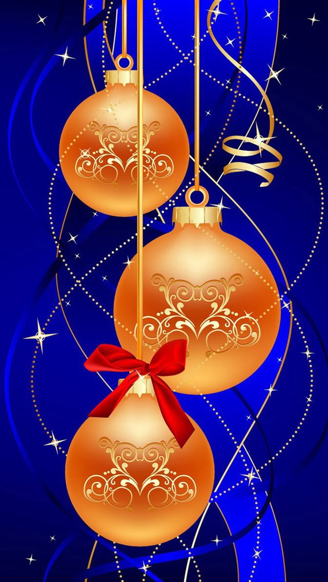 Merry Christmas Ball iPhone 8 wallpaper 