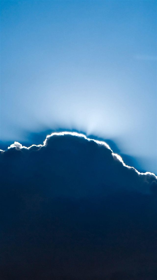 Sun Through Clouds iPhone 8 wallpaper 