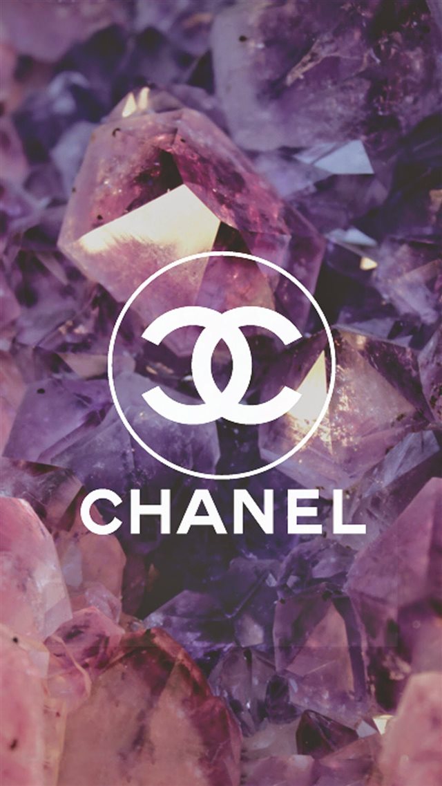 Coco Chanel Logo Diamonds iPhone 8 wallpaper 