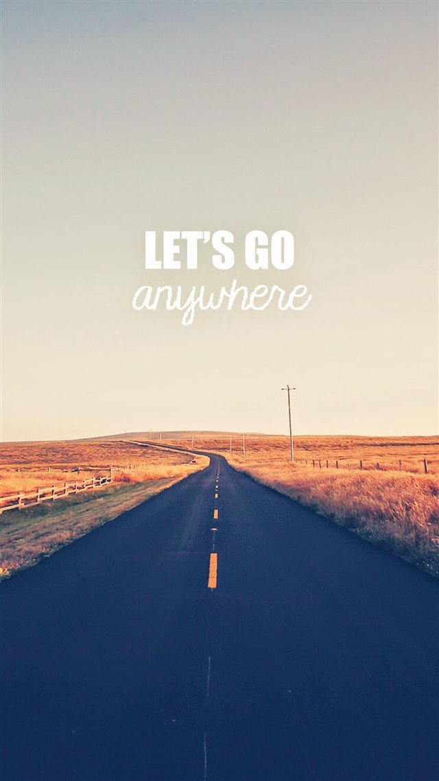 Go Anywhere Road iPhone 8 wallpaper 