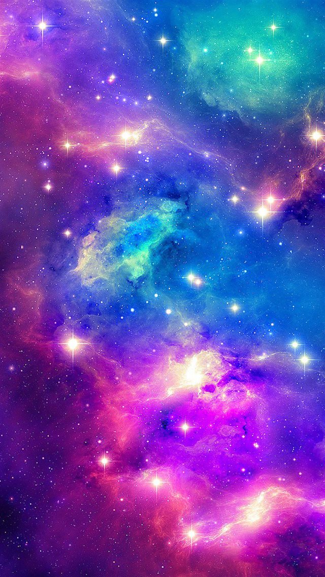 Sparkling Shiny Fantasy Outer Space iPhone 8 wallpaper 