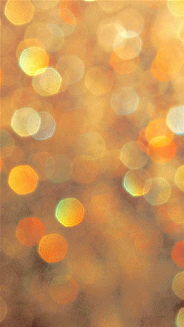 Orange Light Bokeh Pattern iPhone 8 wallpaper 
